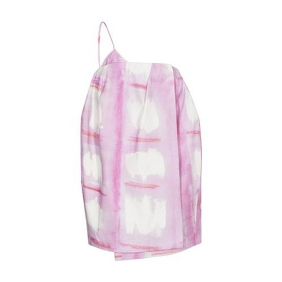 Jacquemus La Robe Soleil One Shoulder Mini Dress Pink Plaid sz 36 - Picture 3 of 15